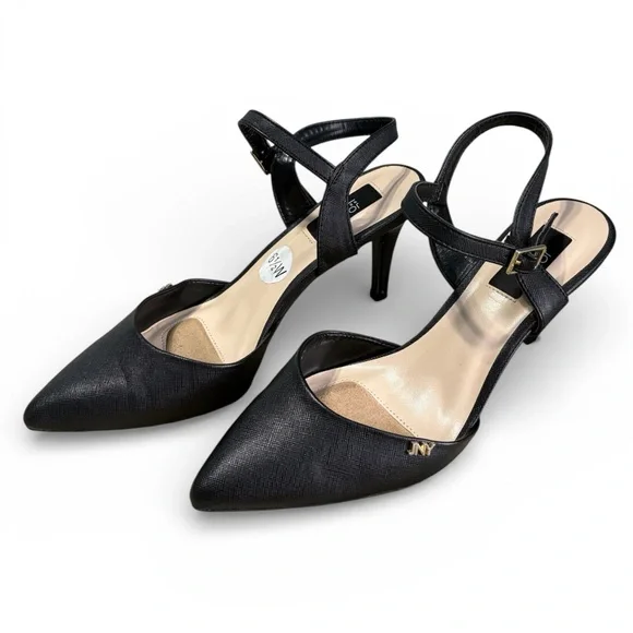 Jones New York Black Slingback Heels - Picture 2 of 5